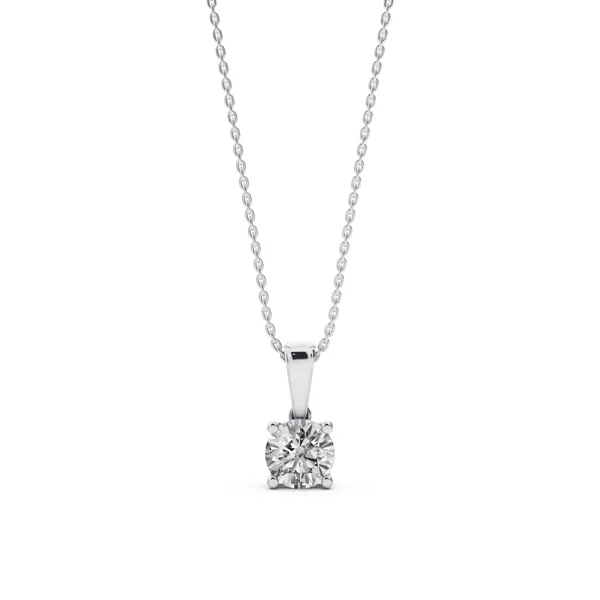 Solitaire Lab Diamond Pendant Necklace (1 ct.)