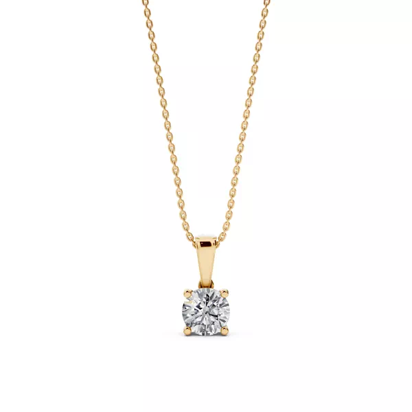 Solitaire Lab Diamond Pendant Necklace (1 ct.)