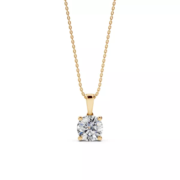 Solitaire Lab Diamond Pendant Necklace (2 ct.)