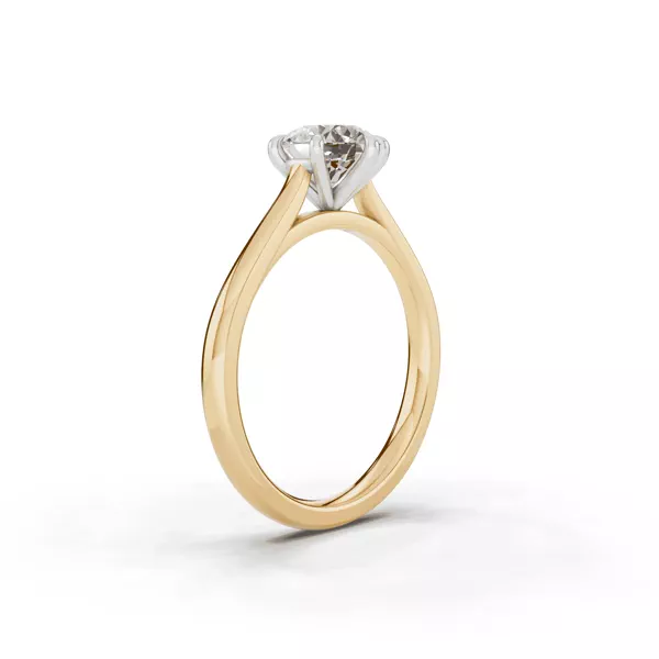 Tradition Cathedral Solitaire 1.00 ct. Round Lab Engagement Ring (1.8mm)