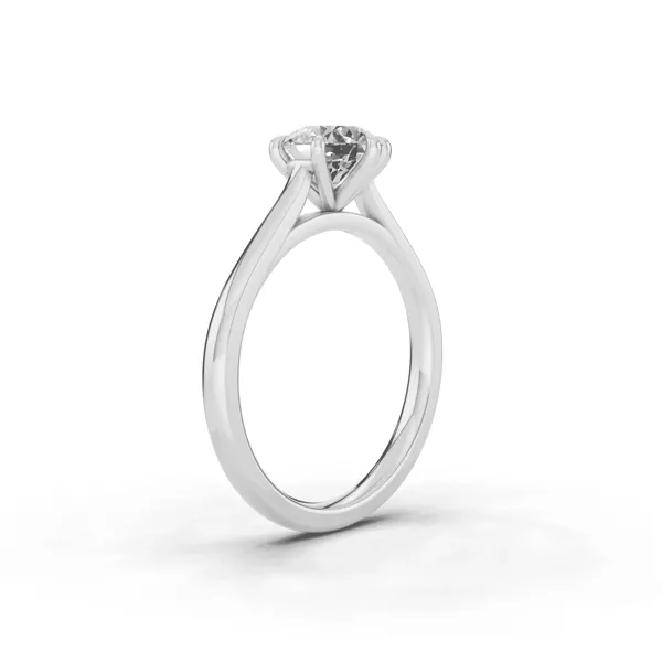 Tradition Cathedral Solitaire 1.00 ct. Round Lab Engagement Ring (1.8mm)