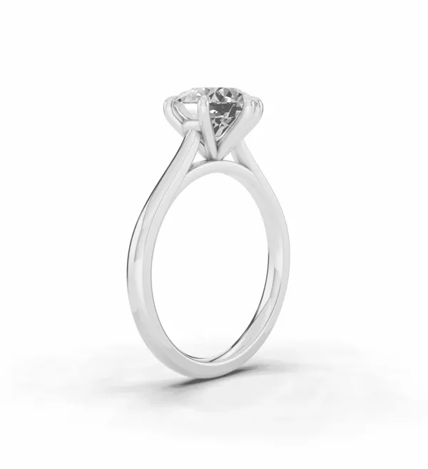 Tradition Cathedral Solitaire 2.00 ct. Round Lab Engagement Ring (1.8mm)