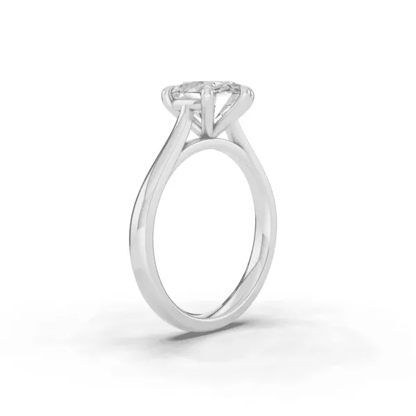Tradition Cathedral Solitaire 2.00 ct. Oval Lab Engagement Ring (2.2mm)