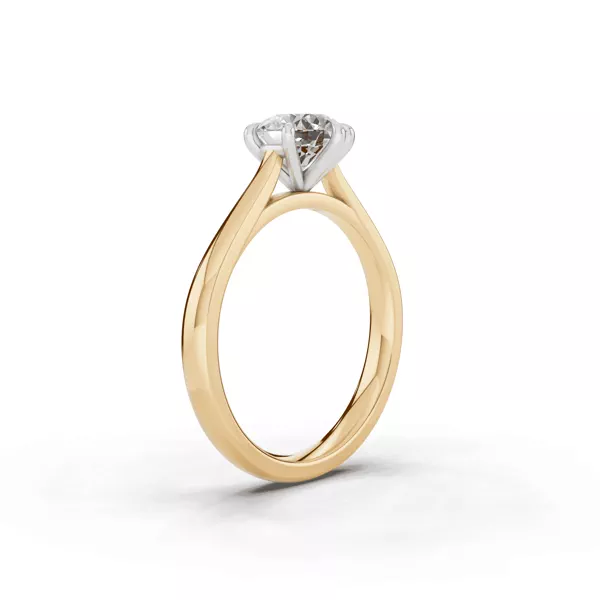 Tradition Cathedral Solitaire 1.00 ct. Round Lab Engagement Ring (2.2mm)