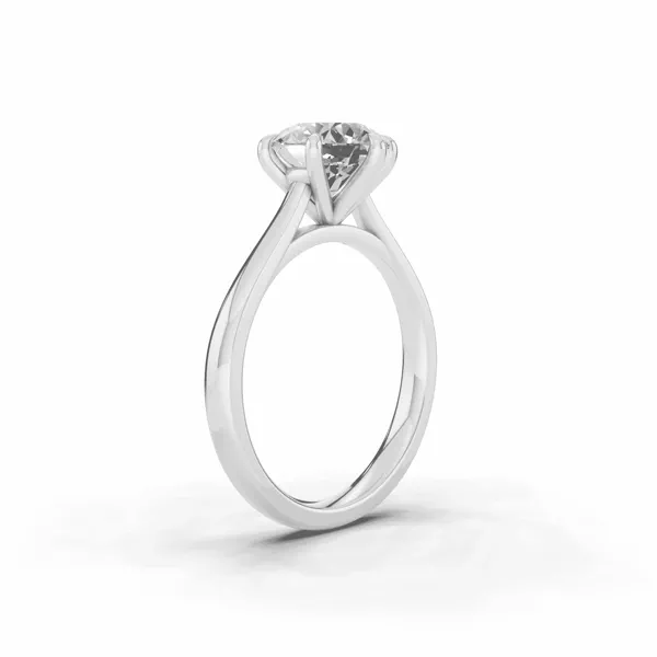 Tradition Cathedral Solitaire 2.00 ct. Round Lab Engagement Ring (2.2mm)
