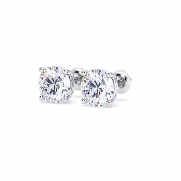 Lab Diamond Stud Screw-Back Earrings (3 ct. tw.)