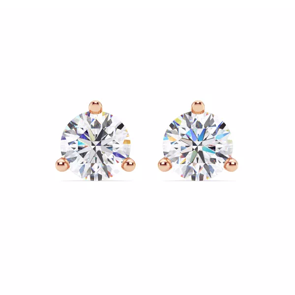 Three-Prong Martini Lab Diamond Screw-Back Earrings (6 ct. tw.)