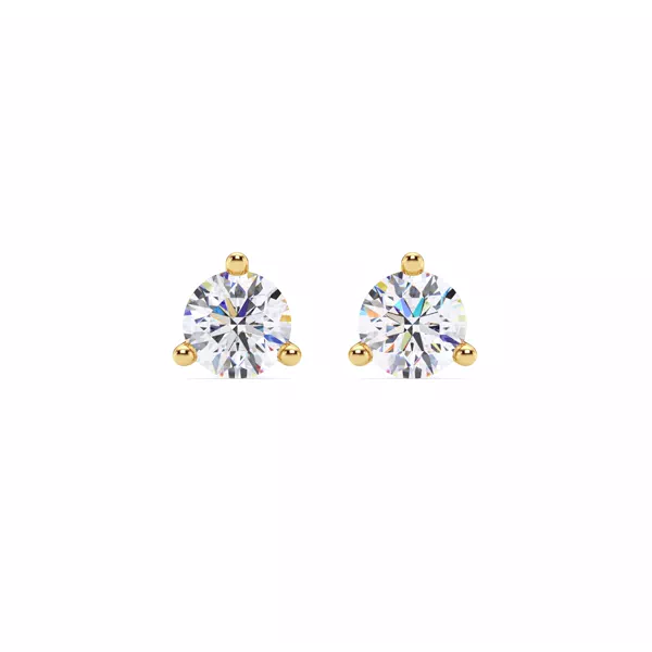 Three-Prong Martini Lab Diamond Screw-Back Earrings (1 1/2 ct. tw.)