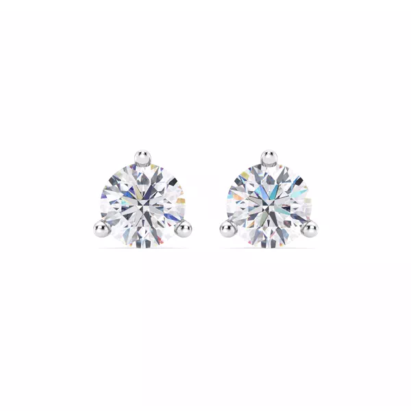 Three-Prong Lab Diamond Martini Earrings (3 ct. tw.)