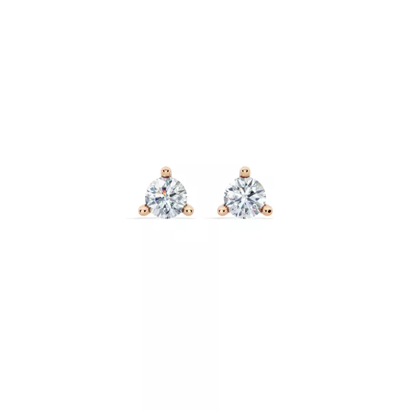 Three-Prong Lab Diamond Martini Earrings (1/4 ct. tw.)