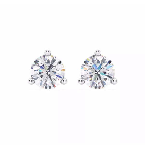 Three-Prong Lab Diamond Martini Earrings (6 ct. tw.)