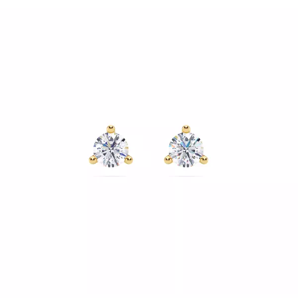 Three-Prong Lab Diamond Martini Earrings (1/2 ct. tw.)