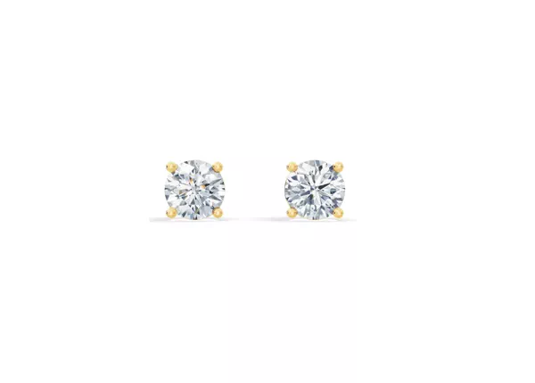 Lab Diamond Guardian Back Earrings (1.00 ct. tw.)