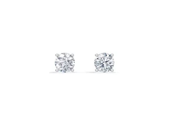 Lab Diamond Guardian Back Earrings (1.00 ct. tw.)