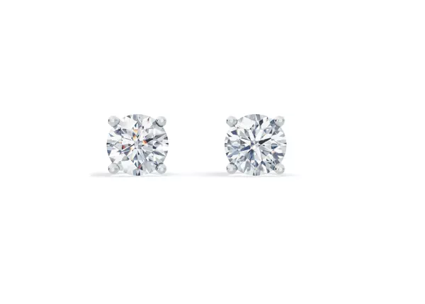 Lab Diamond Guardian Back Earrings (2 ct. tw.)