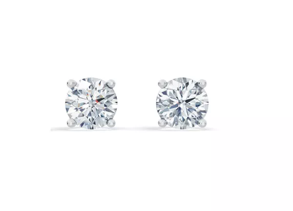 Lab Diamond Guardian Back Earrings (4 ct. tw.)