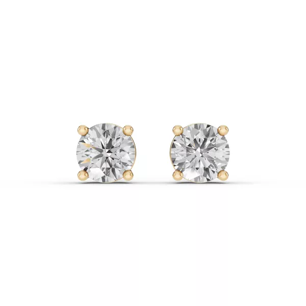 Lab Diamond Guardian Back Earrings (1.5 ct. tw.)