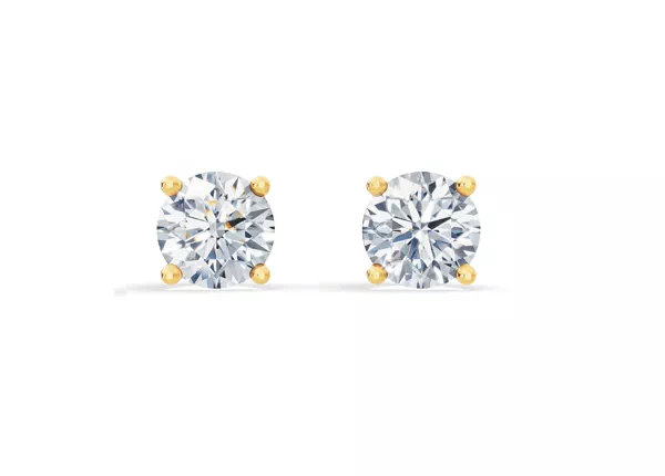 Lab Diamond Guardian Back Earrings (4 ct. tw.)