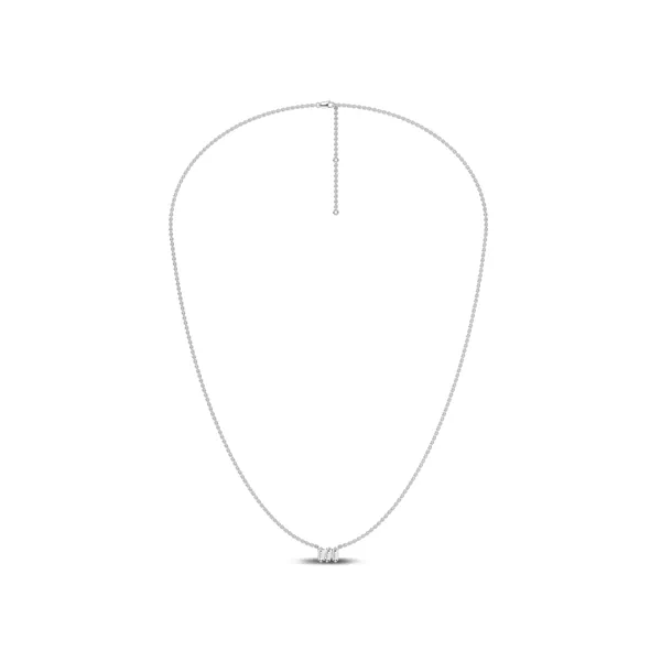 Staccato Baguette Lab Diamond Necklace by Christian Siriano