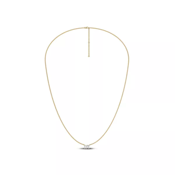 Staccato Baguette Lab Diamond Necklace by Christian Siriano