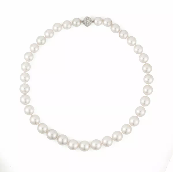 White South Sea Pearl Necklace (10–12.5mm)