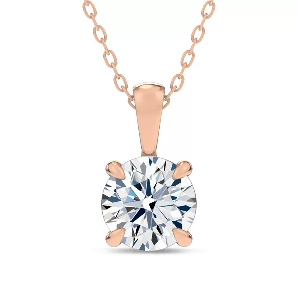 Midnight Halo Round Lab Pendant (2 ct. tw.) by Christian Siriano