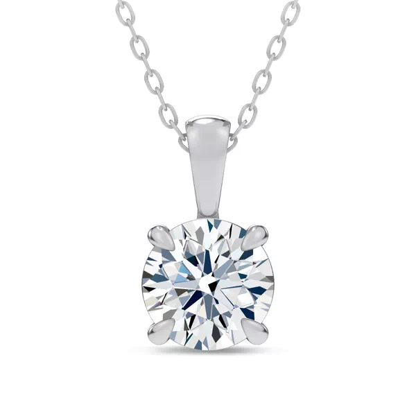 Midnight Halo Round Lab Pendant (2 ct. tw.) by Christian Siriano