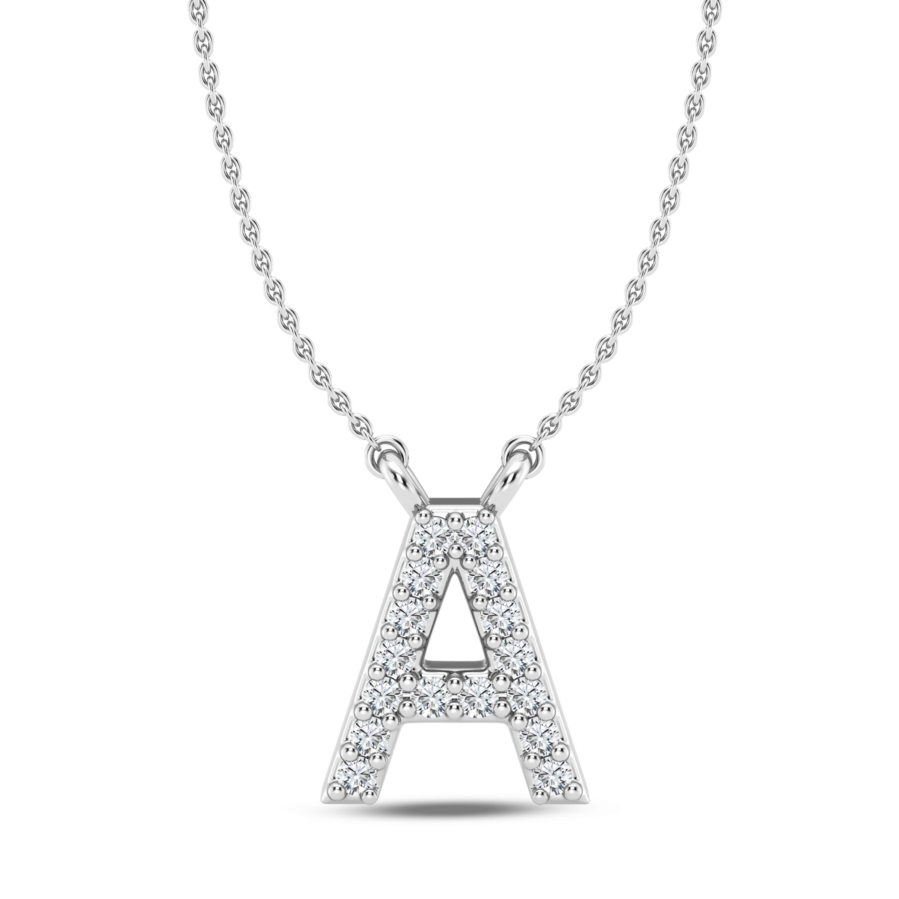 Diamond Initial Necklace – A