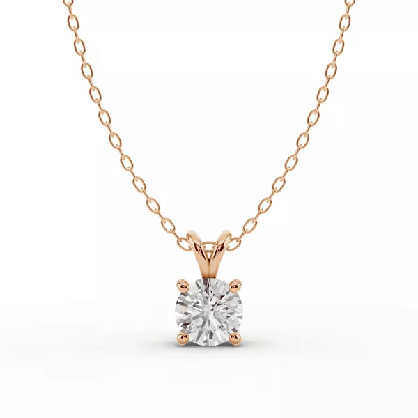 Split Bail Diamond Solitaire Necklace (1.00 ct.)