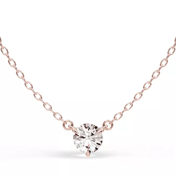 3-Prong Diamond Solitaire Necklace (1/2 ct.)