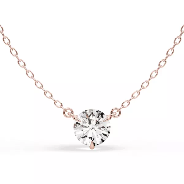 3-Prong Diamond Solitaire Necklace (1 ct.)