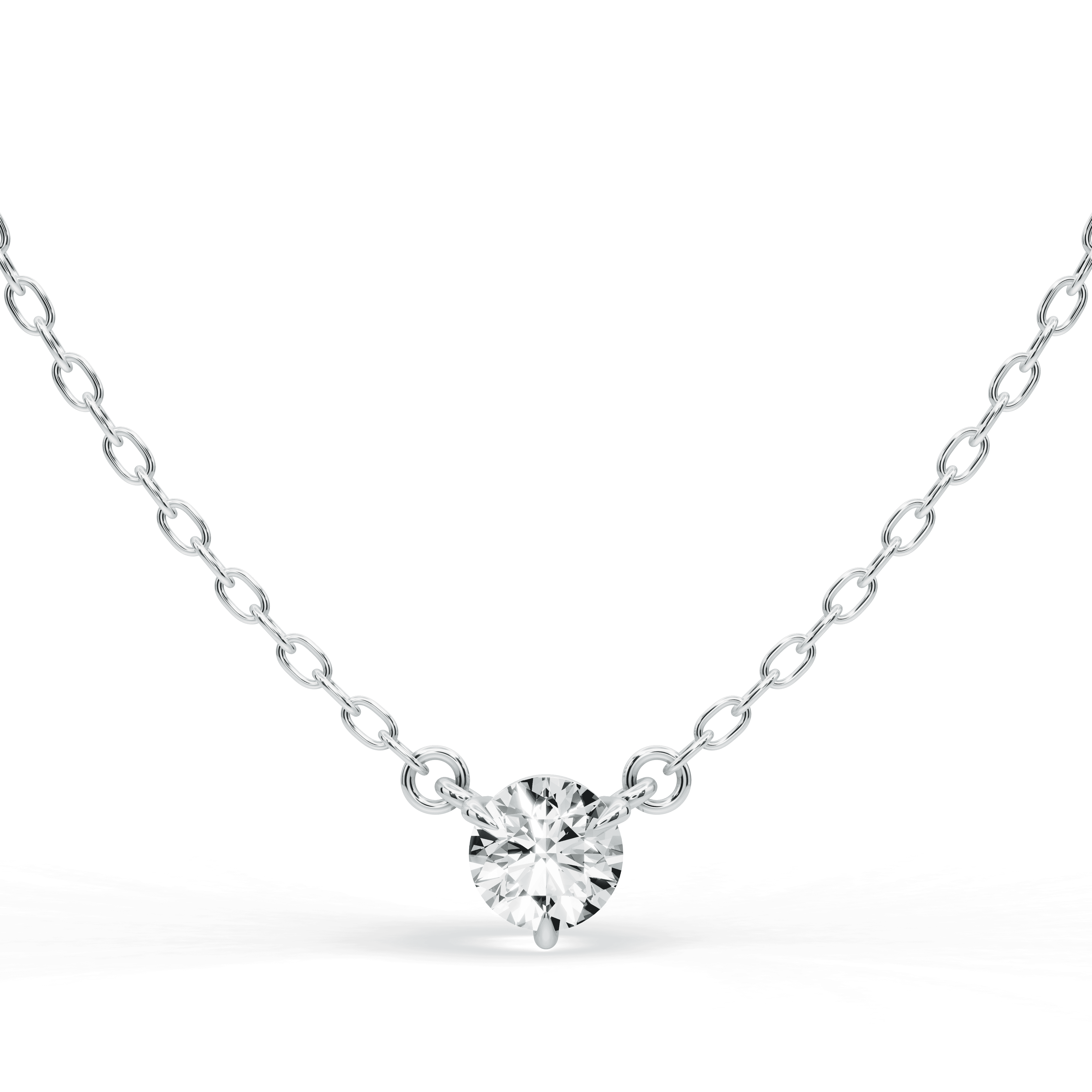 3-Prong Diamond Solitaire Necklace (1/4 ct.)