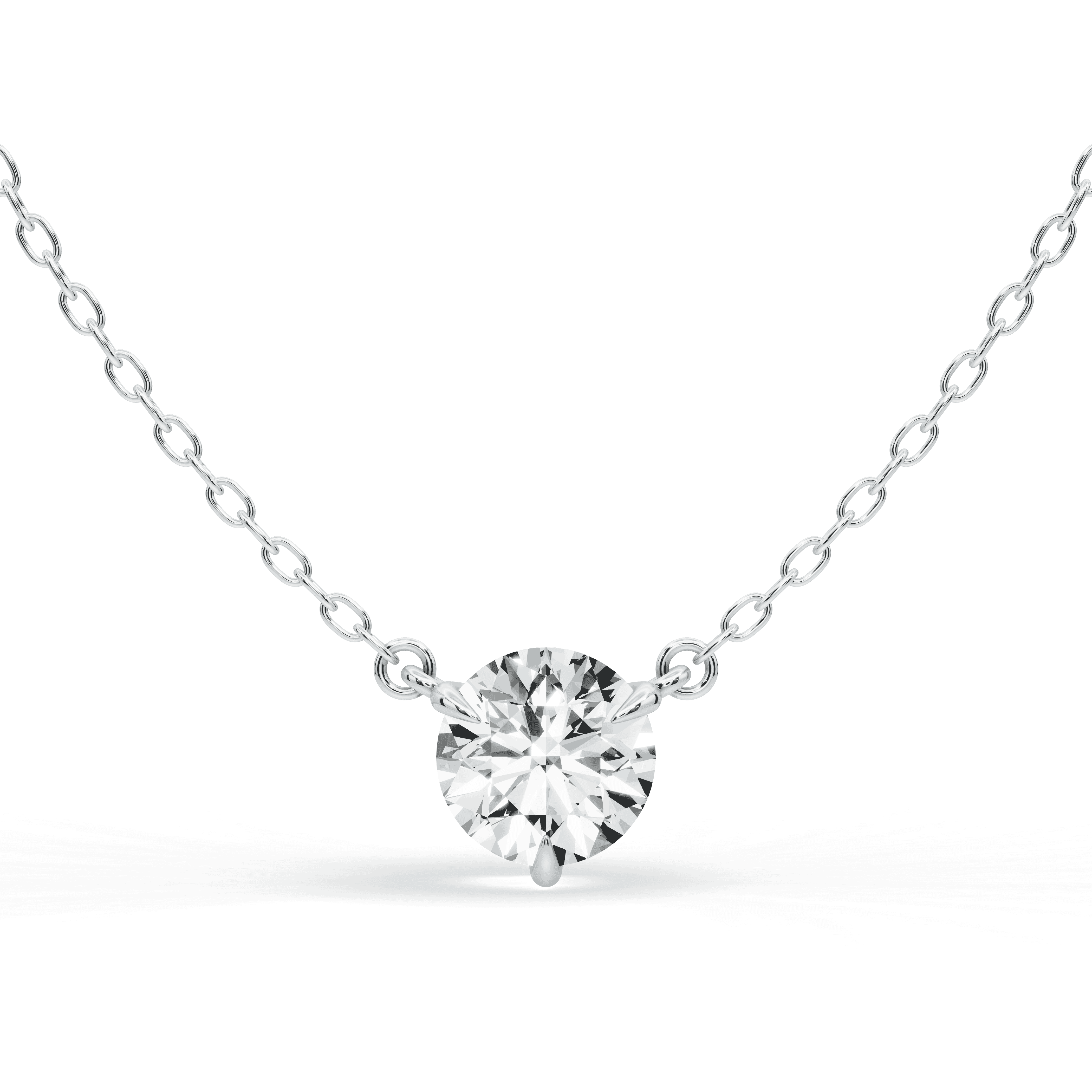 3-Prong Diamond Solitaire Necklace (1 ct.)
