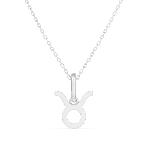 Taurus Zodiac Glyph Necklace