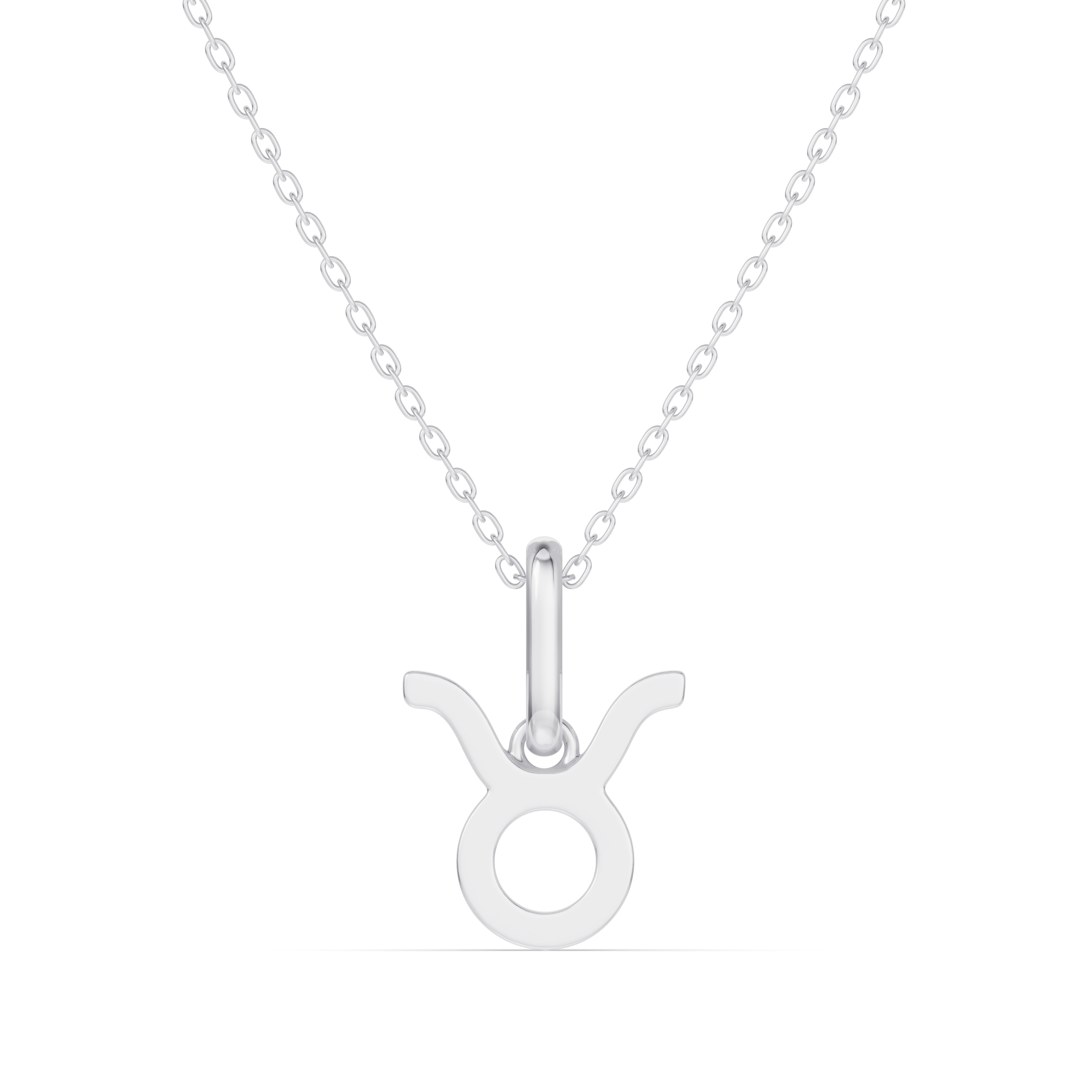 Taurus Zodiac Glyph Necklace