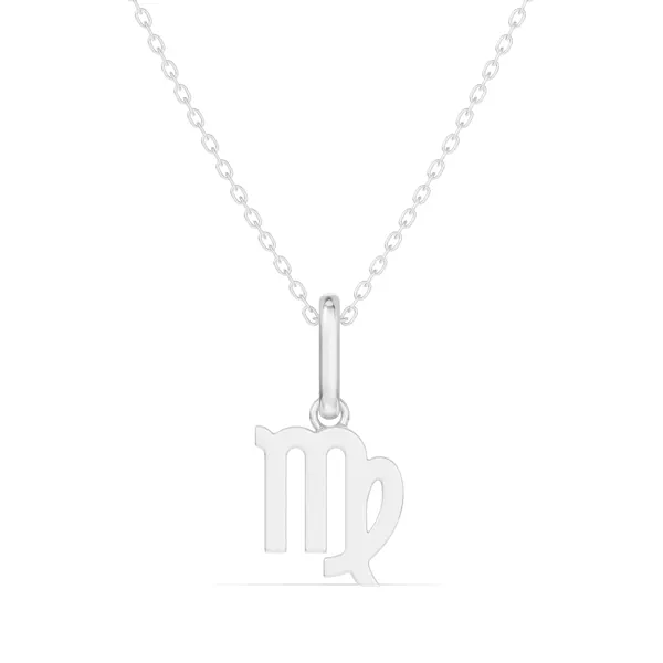Virgo Zodiac Glyph Necklace