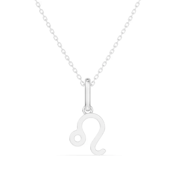 Leo Zodiac Glyph Necklace