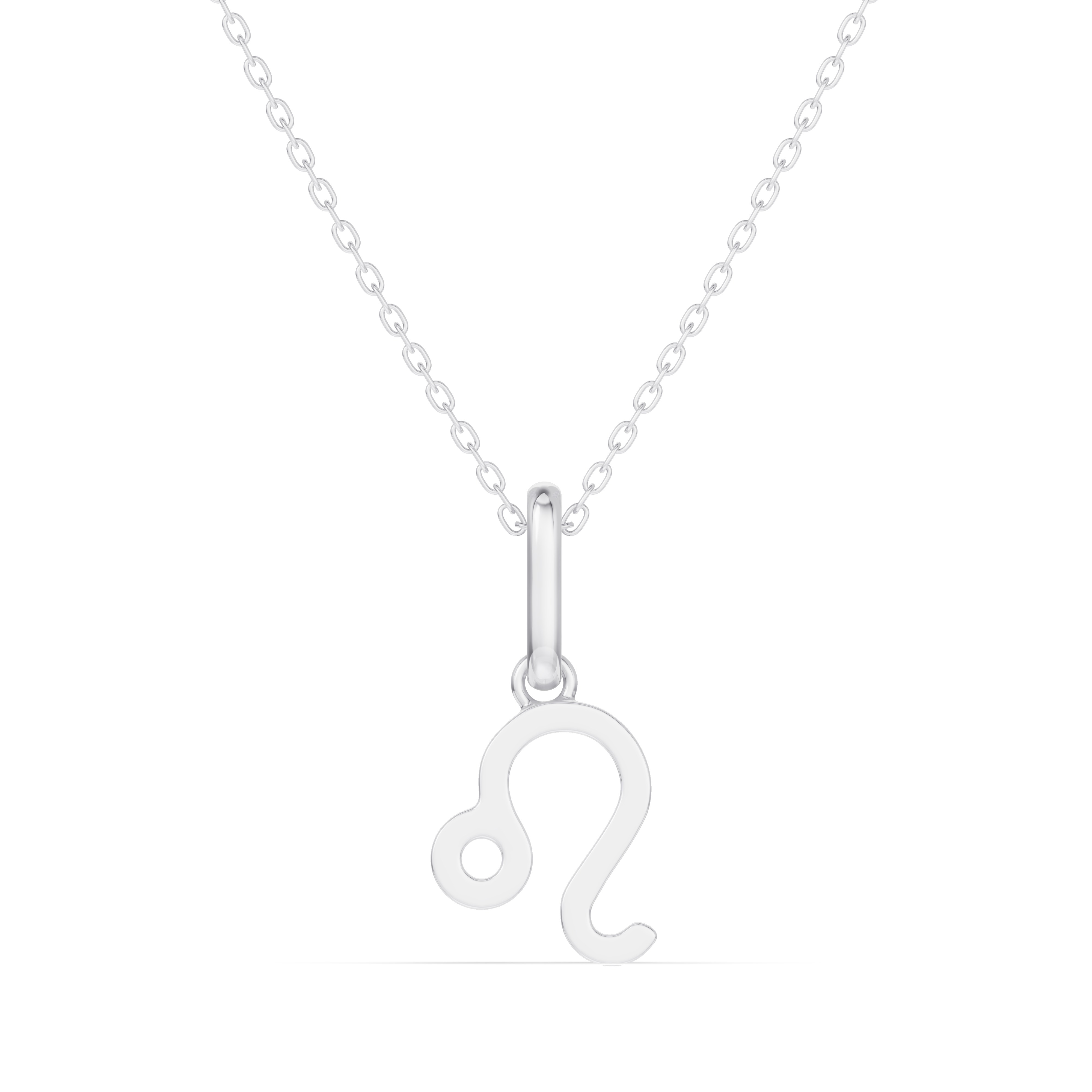 Leo Zodiac Glyph Necklace