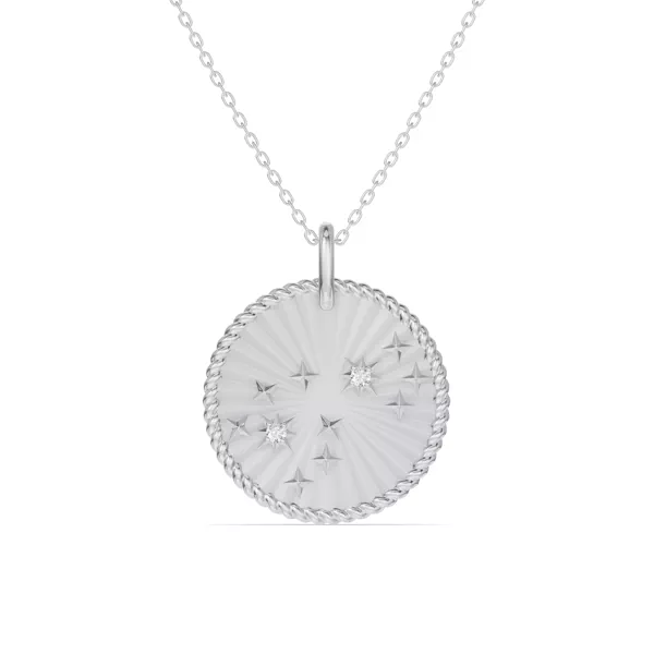 Scorpio Celestial Zodiac Medallion Pendant