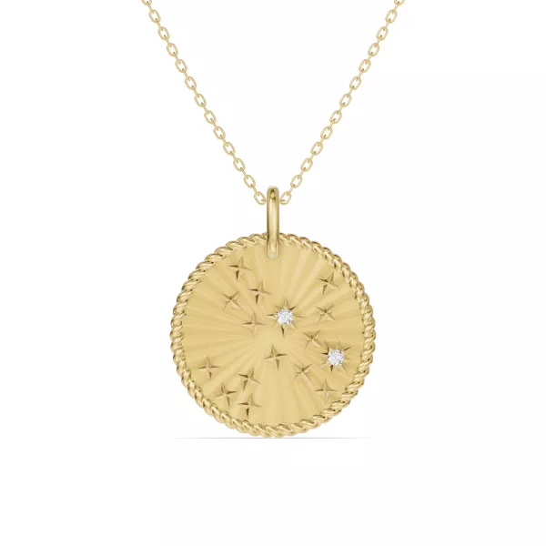 Sagittarius Celestial Zodiac Medallion Pendant
