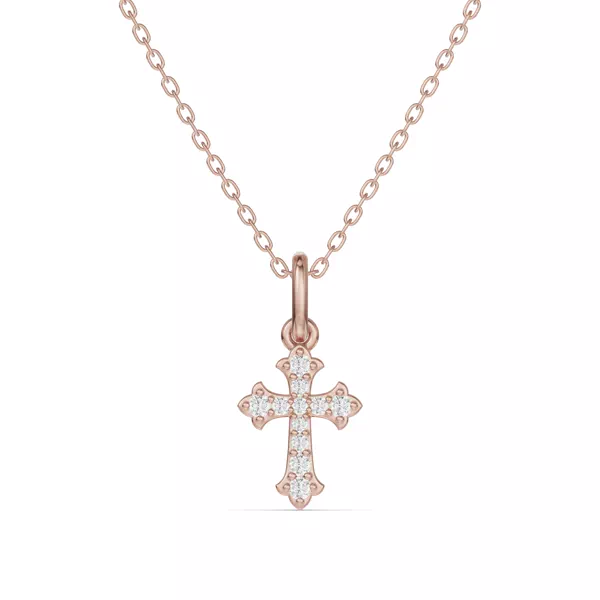 Grace Pavé Cross Pendant
