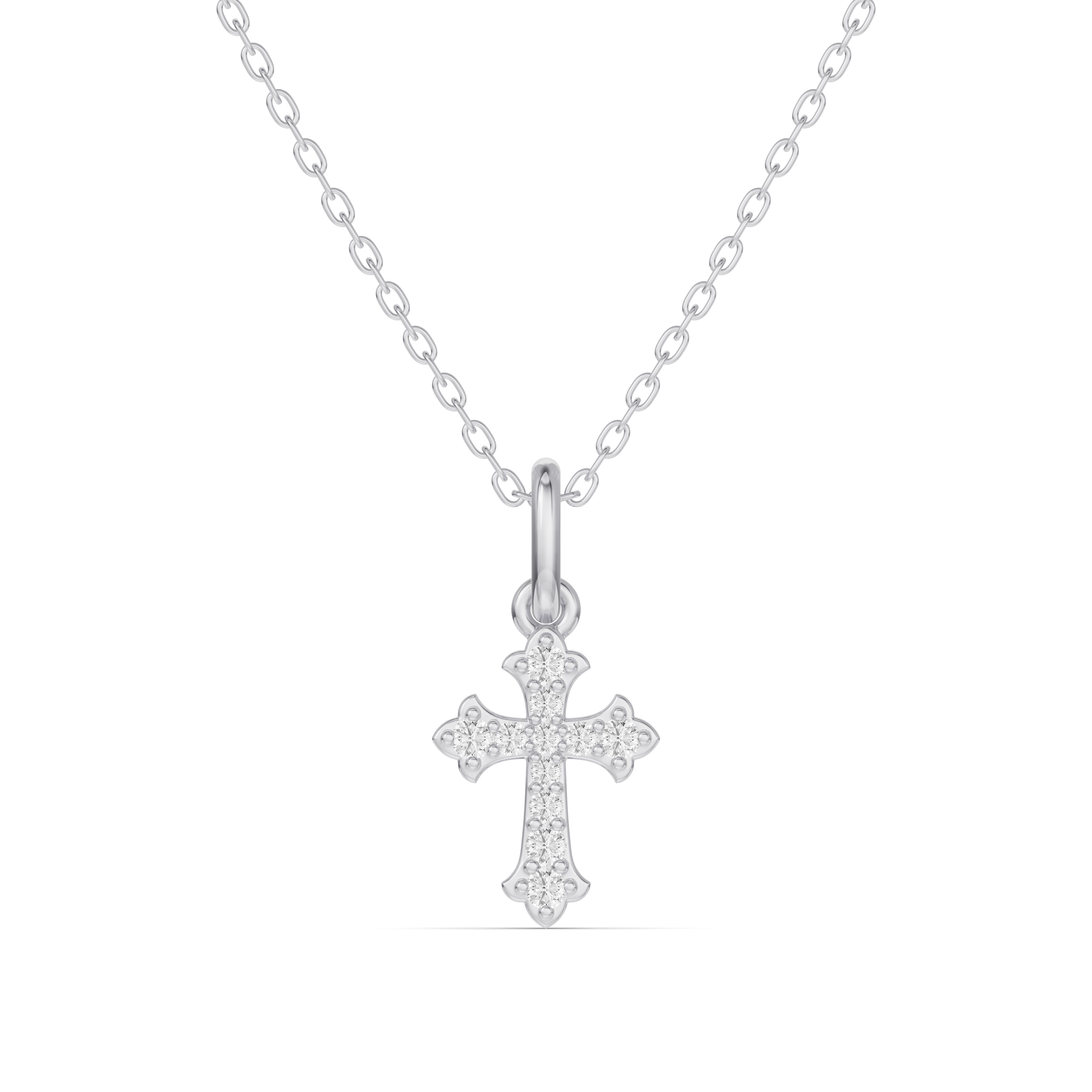 Grace Pavé Cross Pendant