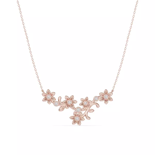 Vine Diamond Necklace