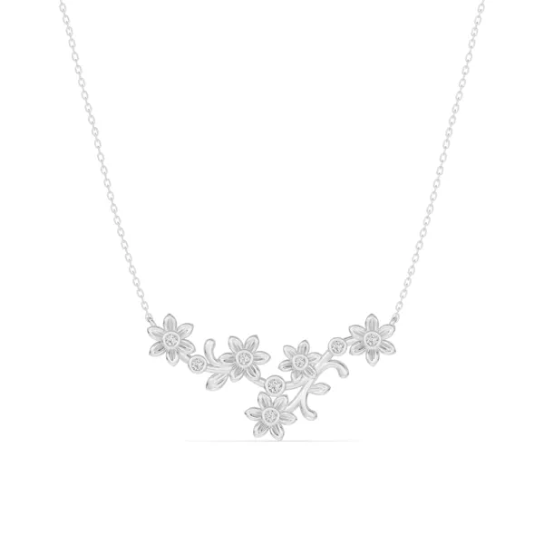 Vine Diamond Necklace
