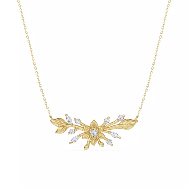 Flora Lab Diamond Necklace