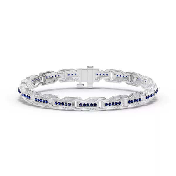 Ferma Diamond & Sapphire Bracelet