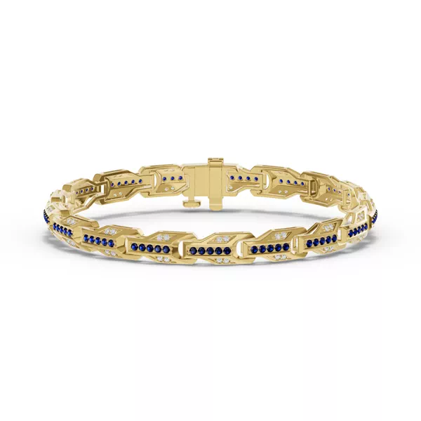 Ferma Lab Diamond & Sapphire Bracelet