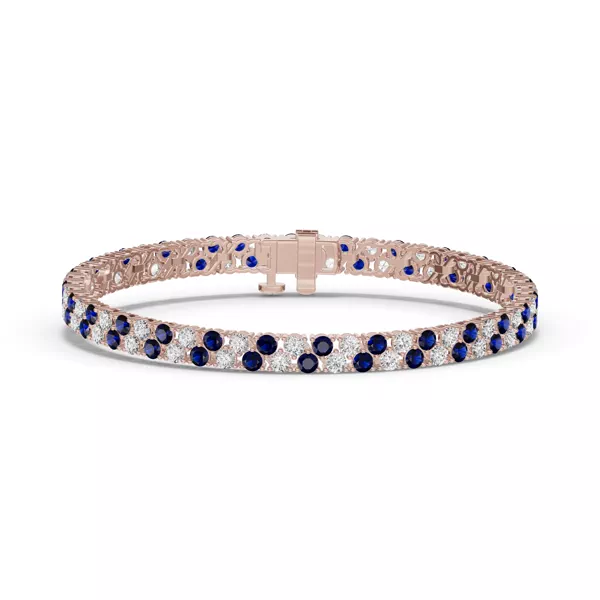 Duovella Diamond & Sapphire Bracelet