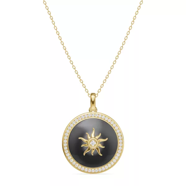 Astril Sol Halo Lab Diamond Pendant