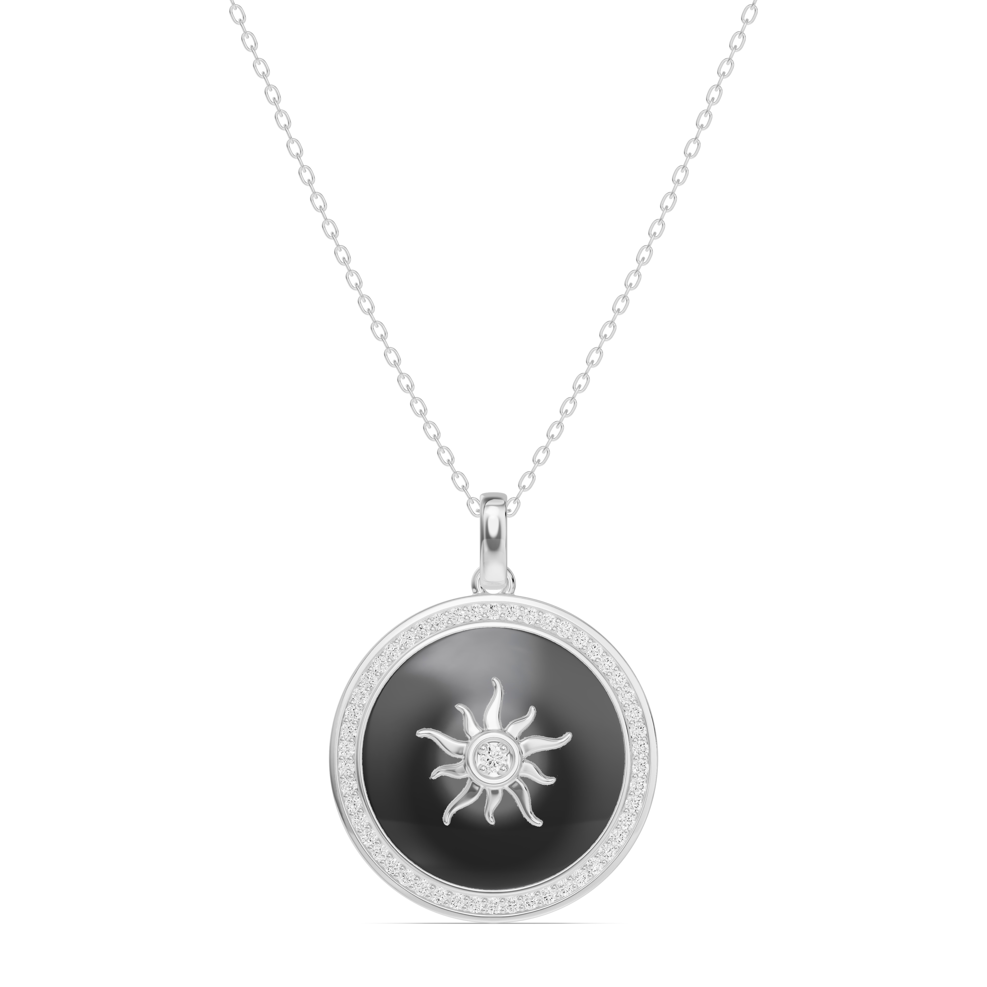 Astril Sol Halo Lab Diamond Pendant